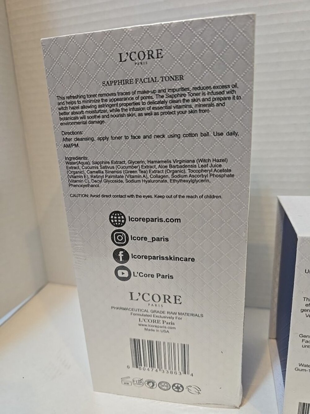 L'CORE Paris Sapphire Facial Toner - Picture 4 of 4